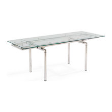 Glass top table
