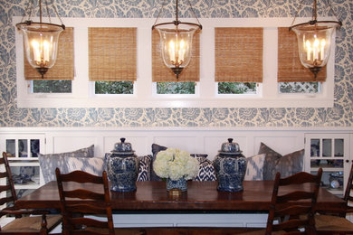 Elegant dining room photo in Orange County