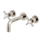 Kingston Brass KS8126ZX 8" Center Wall Mount Bathroom Faucet