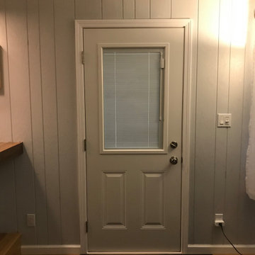 Smooth Steel Exterior Door Before + After
