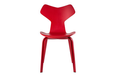 Grand Prix Chair in Red Laminated Ash