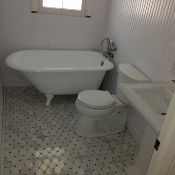 Old Fashioned Marble & Clawfoot Bathroom