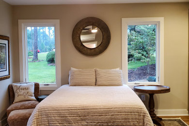 Mountain style bedroom photo in Raleigh