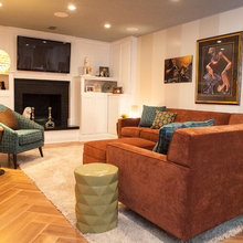 HiFi Mid Century Modern Basement