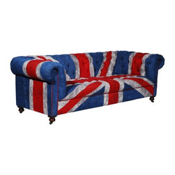 Bensington Vintage Union Jack Sofa - Sofas