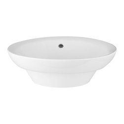 Milforde Porcelain Semi-Recessed Sink - Products