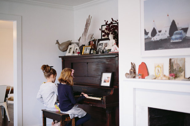 Фьюжн Гостиная by Crowell + Co. Interiors