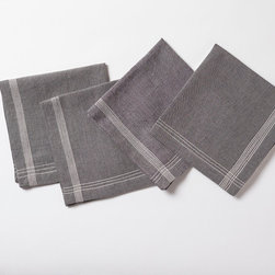 Simple Stitch Chambray Napkin - Set of 4 - Napkins