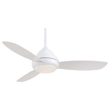 Minka Aire Concept I 52 in. LED Indoor White Ceiling Fan with Remote