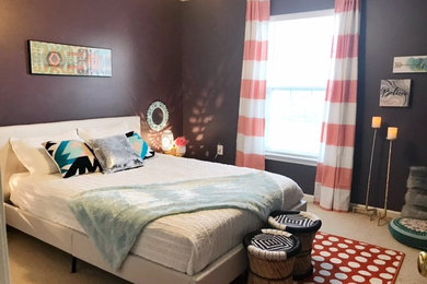 Inspiration for a transitional bedroom remodel in Other