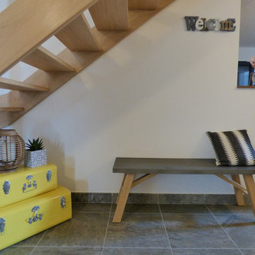 Décoration d'une entrée et d'un salon