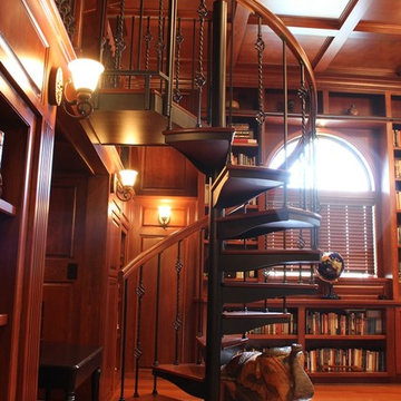 Forged Iron Spiral Stairs