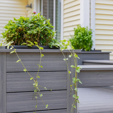Merrimack Deck w/ Benches & Flower Boxes