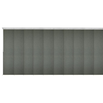 Salvatore 10-Panel Track Extendable Vertical Blinds 120-218"W