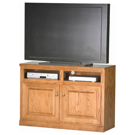 Classic Oak 45" TV Cart, Yellow Oak