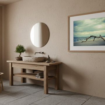 The Cove Landscape Photo Wabi-Sabi Style Wall Art Prints