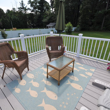 New pool deck and rear deck modifications