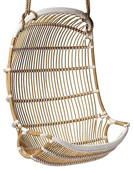 Double Hanging Rattan Egg Chair