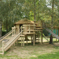 Magical treehouse on 5 levels - Garden Playhouses