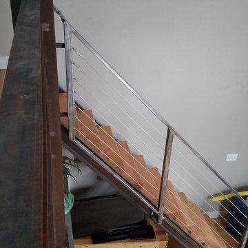 Loft Staircase Cable Rail & Cable Filler Railing