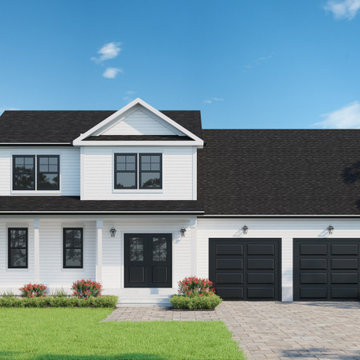 3D Front Exterior Rendering View