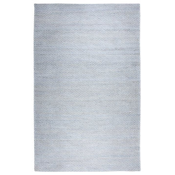 Alora Decor Harlem 8' x 10' Stripe Natural/Gray/Rust/Blue Hand-Woven Area Rug
