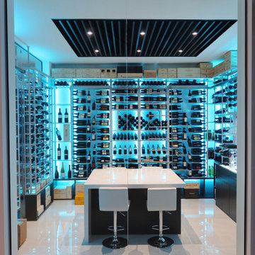 Lighted Tasting Counter with Acrylic Glass Holder - Deerfield Beach, FL
