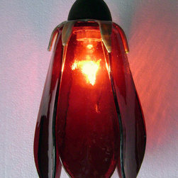 Glass Pendant Lights - Tulip Shaped - Pendant Lighting