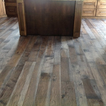 Barnwood Hickory Hand Scraped Custom Oil Finish