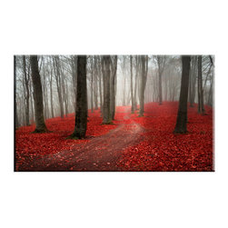 Vibrant Canvas Prints - Autumns Leaves Print on Canvas Framed Wall Art for Home and Office D�cor - Prints And Posters