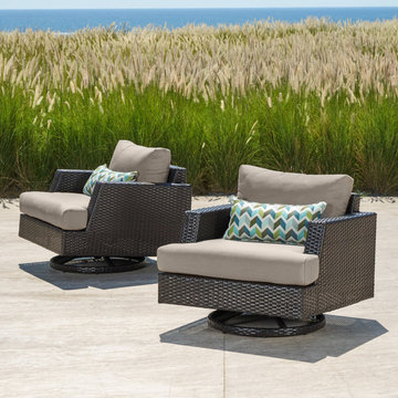 Portofino™ Comfort Motion Club Chairs - Heather Beige