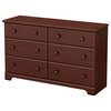 Kid's Double Dresser in Royal Cherry