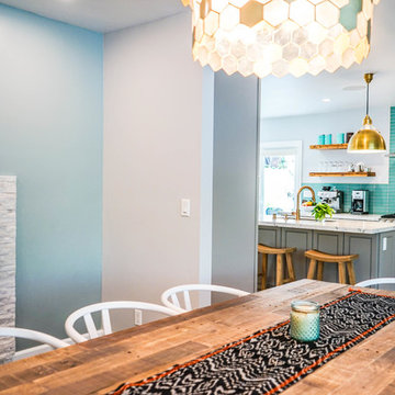 Redondo beach open concept for kitchen, dining area.
