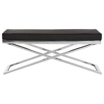 Russe Bench, Black/Silver