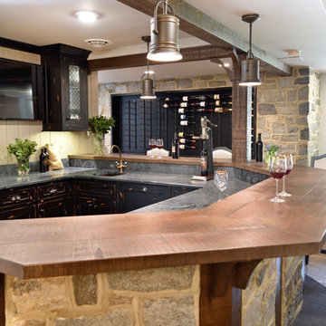 Rustic Basement Renovation, West Chester