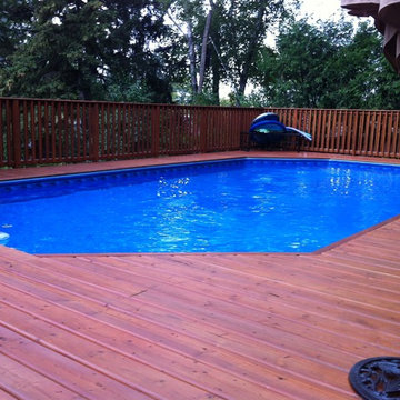 On ground pool renovation
