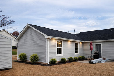 Inspiration for a mid-sized timeless enclosed game room remodel in Other
