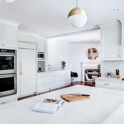 Short Hills, NJ &ndash; Transitional &ndash; White Kitchen Cabinets - Kitchen Cabinetry