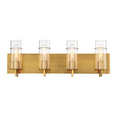 Pista Bath Bar 4 Light Gold