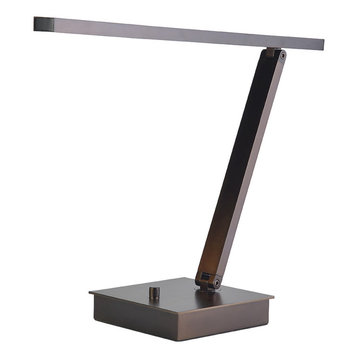 TaskWerx LED Linear Task Lamp, Bronze