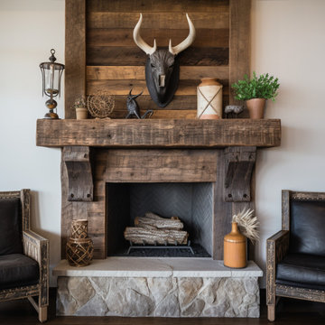 Gorgeous Fireplace Mantels with Wooden Corbels