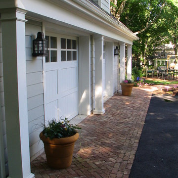 Brick Apron by garage door
