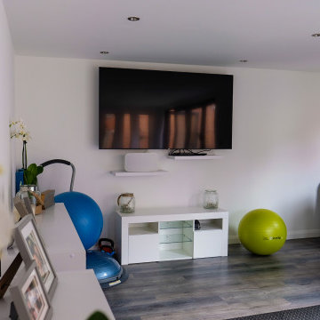 Martin and Izzy's Home Gym Lounge in Banbury