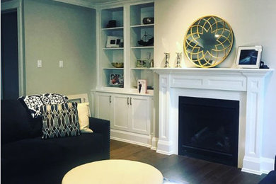 Example of a large arts and crafts home design design in Other