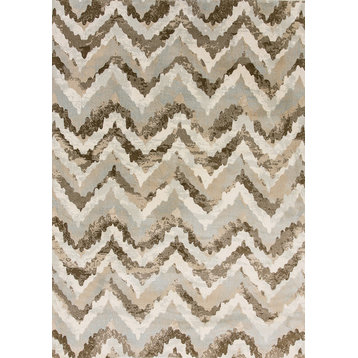 Melody Ivory and Beige Rug, 2'2"x7'10"