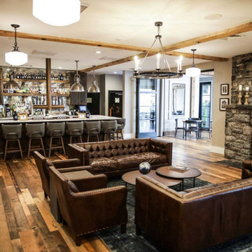 (3 of 6) Bar/Lounge Area after Antique Oak renovation at Bavarian Inn by Zoltan