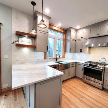 Sears Catalog Home Kitchen Renovation | Modern Craftsman Design
