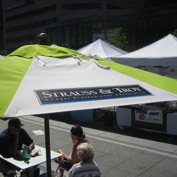 Customer Photo: Promotional Logo Market Umbrella - Outdoor Umbrellas