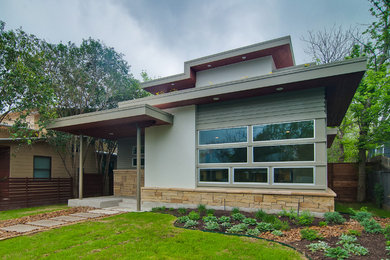 Trendy exterior home photo in Austin