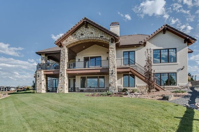 Tuscan exterior home photo in Denver